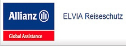 Logo des von der Allianz angebotenen ELVIA-Reiseschutzes